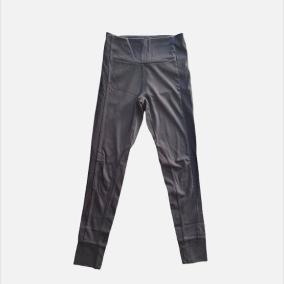 Athleta Women's High-Rise Leggings in Black with Back Zipper Pockets (Size XS) - Picture 2 of 8